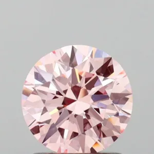 1.12 Carat Round Fancy Intense Pink SI1 Lab Diamond