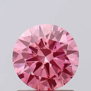 1.12 Carat Round Fancy Pink VS2 Lab Diamond
