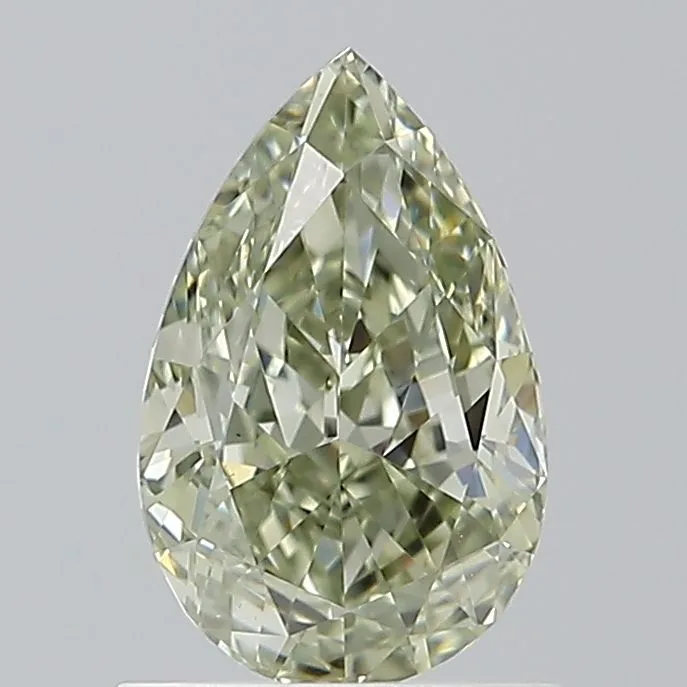 1.13 Carat Pear Fancy Green VS2 Natural Diamond 1 1.13 Carat Pear Fancy Green VS2 Natural Diamond