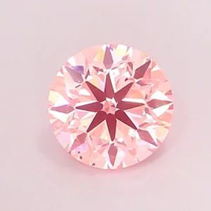1.14 Carat Round Fancy Vivid Pink SI1 Lab Diamond