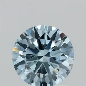 1.15 Carat Round Fancy Vivid Blue VS1 Lab Diamond