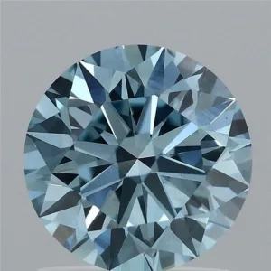 1.16 Carat Round Fancy Vivid Blue VS1 Lab Diamond