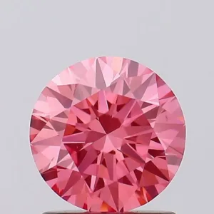1.16 Carat Round Fancy Vivid Pink VS1 Lab Diamond