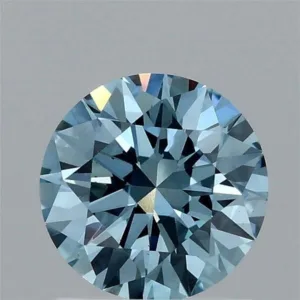 1.18 Carat Round Fancy Vivid Blue VS2 Lab Diamond