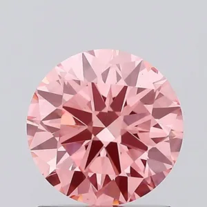 1.19 Carat Round Fancy Pink VS2 Lab Diamond