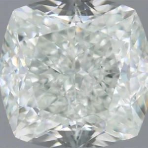 1.22 Carat Cushion Brilliant Very Light Green SI1 Natural Diamond