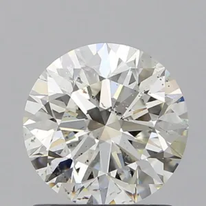 1.22 Carat Round J SI2 Natural Diamond