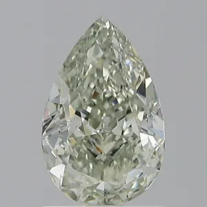 1.26 Carat Pear Fancy Green VS1 Natural Diamond