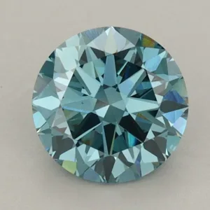 1.45 Carat Round Fancy Vivid Blue VS1 Lab Diamond