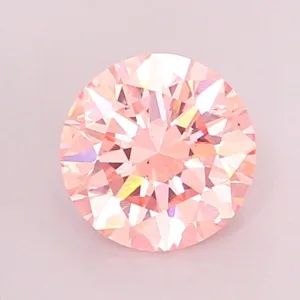 1.49 Carat Round Fancy Intense Pink VS2 Lab Diamond