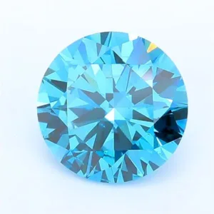 1.49 Carat Round Fancy Vivid Blue SI1 Lab Diamond
