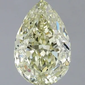 1.5 Carat Pear Fancy Green VS1 Natural Diamond