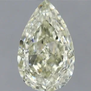 1.5 Carat Pear Fancy Green VS2 Natural Diamond