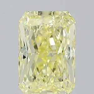 1.5 Carat Radiant Fancy Yellow VS1 Natural Diamond