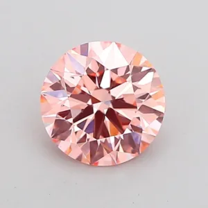 1.51 Carat Round Fancy Intense Pink VS1 Lab Diamond
