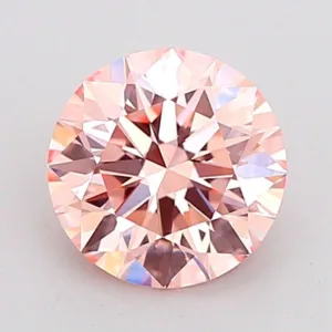 1.51 Carat Round Fancy Intense Pink VS1 Lab Diamond