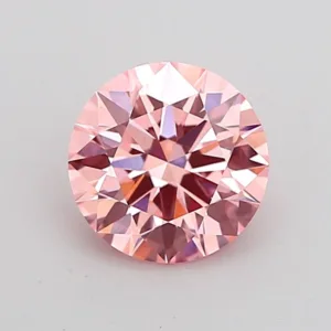 1.52 Carat Round Fancy Intense Pink VS1 Lab Diamond