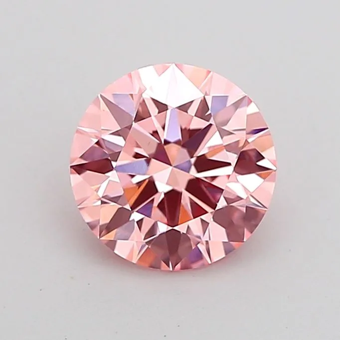 1.52 Carat Round Fancy Intense Pink VS1 Lab Diamond 1 1.52 Carat Round Fancy Intense Pink VS1 Lab Diamond