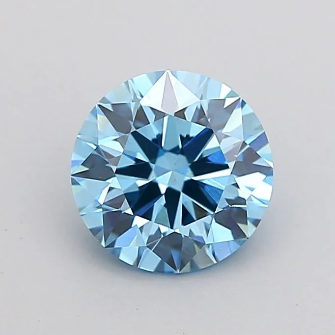 1.52 Carat Round Fancy Vivid Blue VS1 Lab Diamond 1 1.52 Carat Round Fancy Vivid Blue VS1 Lab Diamond