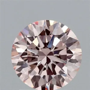 1.53 Carat Round Fancy Intense Pink VS2 Lab Diamond