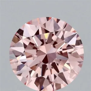 1.59 Carat Round Fancy Intense Pink VS1 Lab Diamond