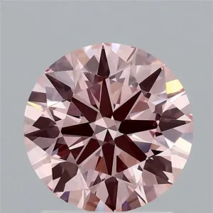 1.59 Carat Round Fancy Intense Pink VS1 Lab Diamond