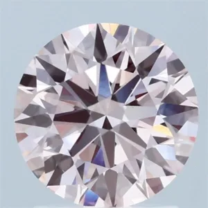 1.59 Carat Round Fancy Intense Pink VVS2 Lab Diamond