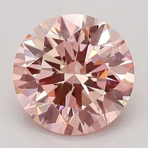 1.61 Carat Round Fancy Pink VVS2 Lab Diamond