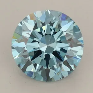 1.68 Carat Round Fancy Vivid Blue VS1 Lab Diamond