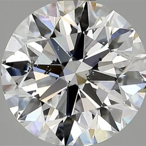 1.7 Carat Round D SI2 Natural Diamond
