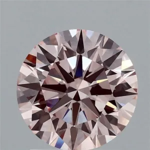 1.7 Carat Round Fancy Intense Pink VVS2 Lab Diamond