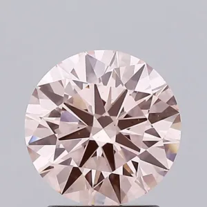 1.72 Carat Round Fancy Intense Pink VS2 Lab Diamond