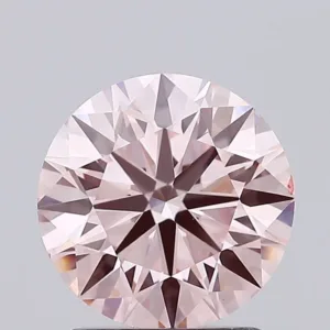 1.72 Carat Round Fancy Vivid Pink VS2 Lab Diamond