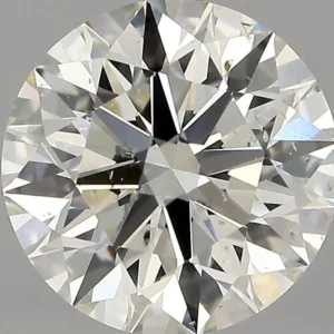 1.72 Carat Round K SI2 Natural Diamond