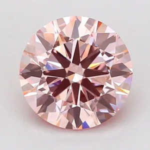 1.73 Carat Round Fancy Intense Pink VVS2 Lab Diamond
