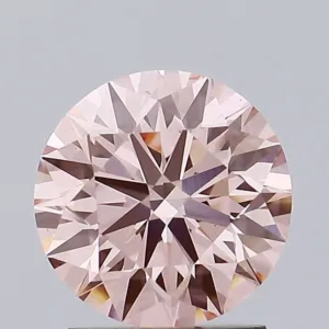 1.75 Carat Round Fancy Pink VS1 Lab Diamond