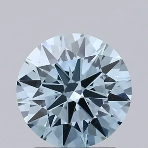 1.76 Carat Round Fancy Intense Blue VS1 Lab Diamond