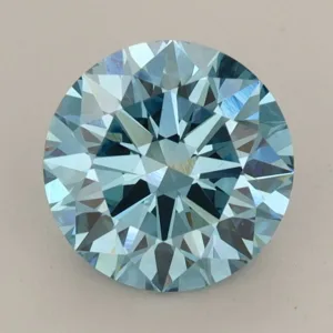 1.89 Carat Round Fancy Vivid Blue VS1 Lab Diamond