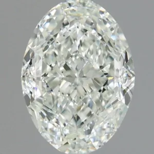 2 Carat Oval Very Light Green VS2 Natural Diamond