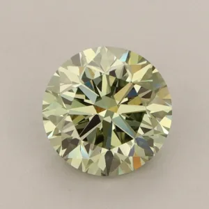 2 Carat Round Fancy Vivid Green VS1 Lab Diamond