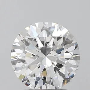 2.01 Carat Round D SI1 Natural Diamond