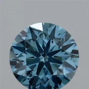 2.01 Carat Round Fancy Vivid Blue VS2 Lab Diamond