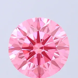 2.01 Carat Round Fancy Vivid Pink VS2 Lab Diamond