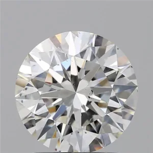 2.01 Carat Round H SI1 Natural Diamond