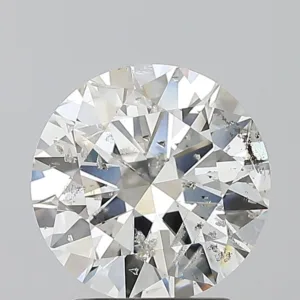 2.01 Carat Round H SI2 Natural Diamond