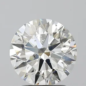 2.01 Carat Round H SI2 Natural Diamond