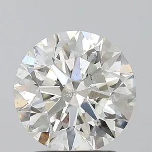2.01 Carat Round H SI2 Natural Diamond