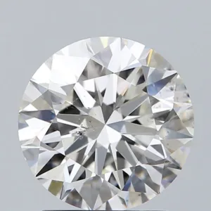 2.01 Carat Round H SI2 Natural Diamond