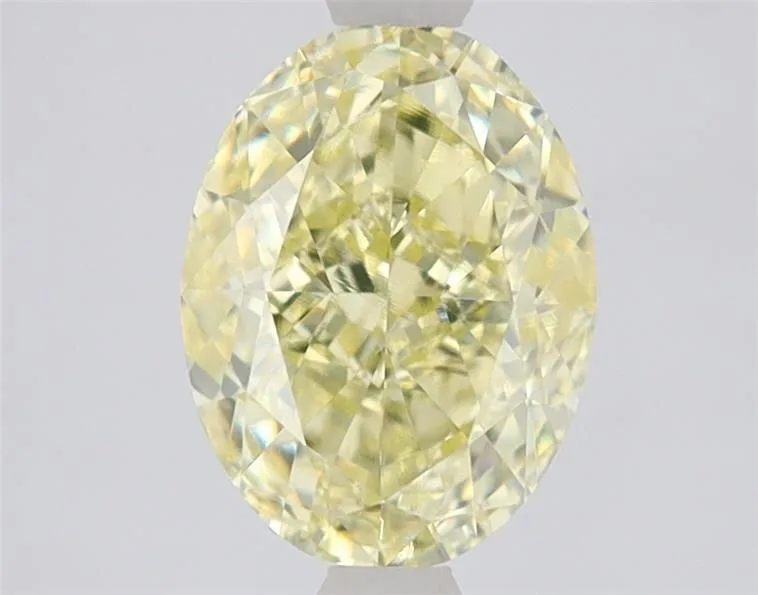 2.02 Carat Oval Fancy Yellow VS2 Natural Diamond 1 2.02 Carat Oval Fancy Yellow VS2 Natural Diamond