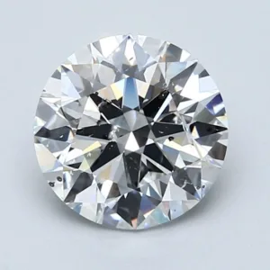 2.02 Carat Round D SI2 Natural Diamond